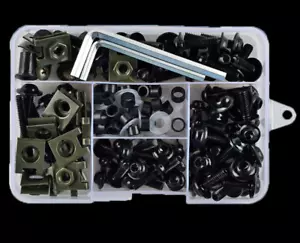 190Pcs/Set Complete Motorcycle Fairing Bolts Kit Panel Speed Clip Fastener Screw - Picture 1 of 4