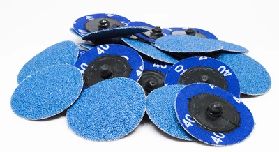 500 - 2" Roloc Zirconia Quick Change Sanding Disc 80 Grit - Image 1 of 4