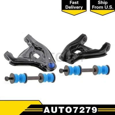 4X Brazo de control delantero con kit de enlace de barra estabilizadora de rótula para Chevrolet C1500 Foto 1 de 4