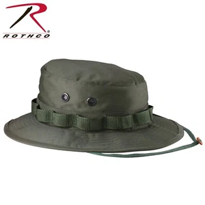 OD Green Boonie Hat 100% Cotton Ripstop Rothco 5823 Fishing Hat - Picture 1 of 1