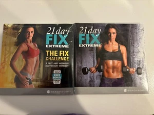 Beachbody 21 Day Fix Extreme Lot-DVDs, Meal Containers - Picture 1 of 3