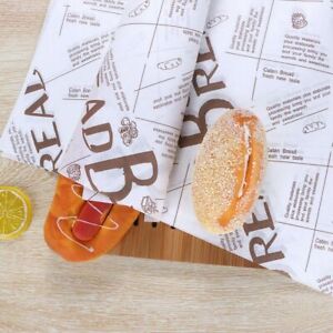 Gadgets Gift Party Decorate Food Bag Hamburger Packging Wax Paper Greaseproof