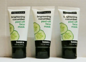 FREEMAN brightening cucumber peel off face mask *3 Travel Size Tube* 1.5 oz each - Picture 1 of 3