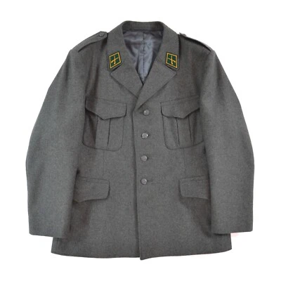 Swiss Army Vintage 70-80s Wool Jacket Tunic Coat Mens sz EUR 54 / US 42 - Image 1 of 4