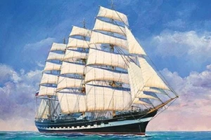 ZVEZDA 9045 - Krusenstern Russian Four Masted Barque Sailing Ship - 1:200 Scale - Picture 1 of 11