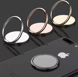 Ring Holder Finger Grip 360° Rotating Stand Mount for Mobile Phone DISC Cars - Picture 1 of 12