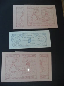 Alte Hoffmanns Original Werbung Löschblätter um 1940 zusammen 5 Stück Top Zustan - Bild 1 von 3