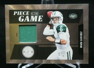 2011 Totally Certified Piece of the Game #38 Mark Sanchez NY Jets GAME WORN /49 - Picture 1 of 2