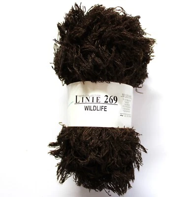 Linie 269 Wildlife Online Yarn Col 003 Brown 94% Acrylic 6% Nylon 100gr 40m Foto 1 de 4