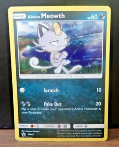 Pokemon TCG Alolan Meowth SM43 Promo Card - Picture 1 of 1