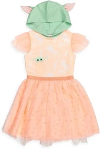 STAR WARS The Child Girls Costume Dress Short Sleeve 7-8 - Picture 1 of 14