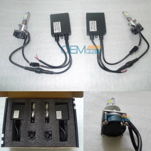 A Clearance Sale! Fits H1 1600Lm Cree Led Headlight 25W Bulbs Cob White 6000K - Picture 1 of 4