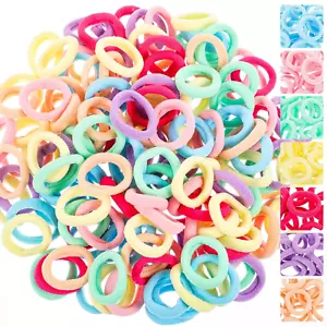 150 Pack Soft Seamless Hair Bands and Ponytail Holders - Elastic No Damage Hair - Picture 1 of 12