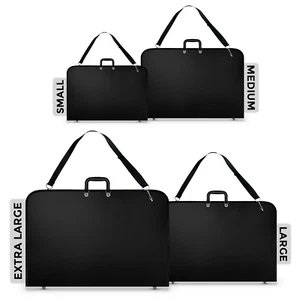 A1 A2 A3 A4 Water Proof Black Portfolio Case Design Art Work Painting Folder Bag - Picture 1 of 23