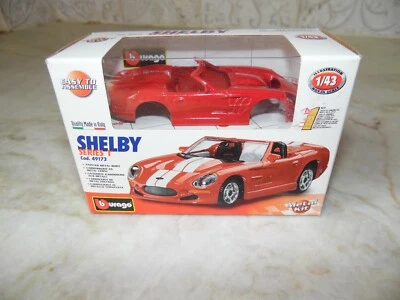 De colección Burago Shelby Serie I 49173 Diecast Metal Kit 1:43 Nuevo de Lote Antiguo  Foto 1 de 4