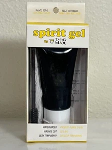 Zach's Wax Spirit Gel Black Temporary Hair Color Water Based Washes Out Easily - Picture 1 of 6
