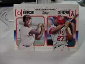 2010 Topps Legendary Lineage #LL22 - Frank Robinson / Vladimir Guerrero 10-1263 - Picture 1 of 2