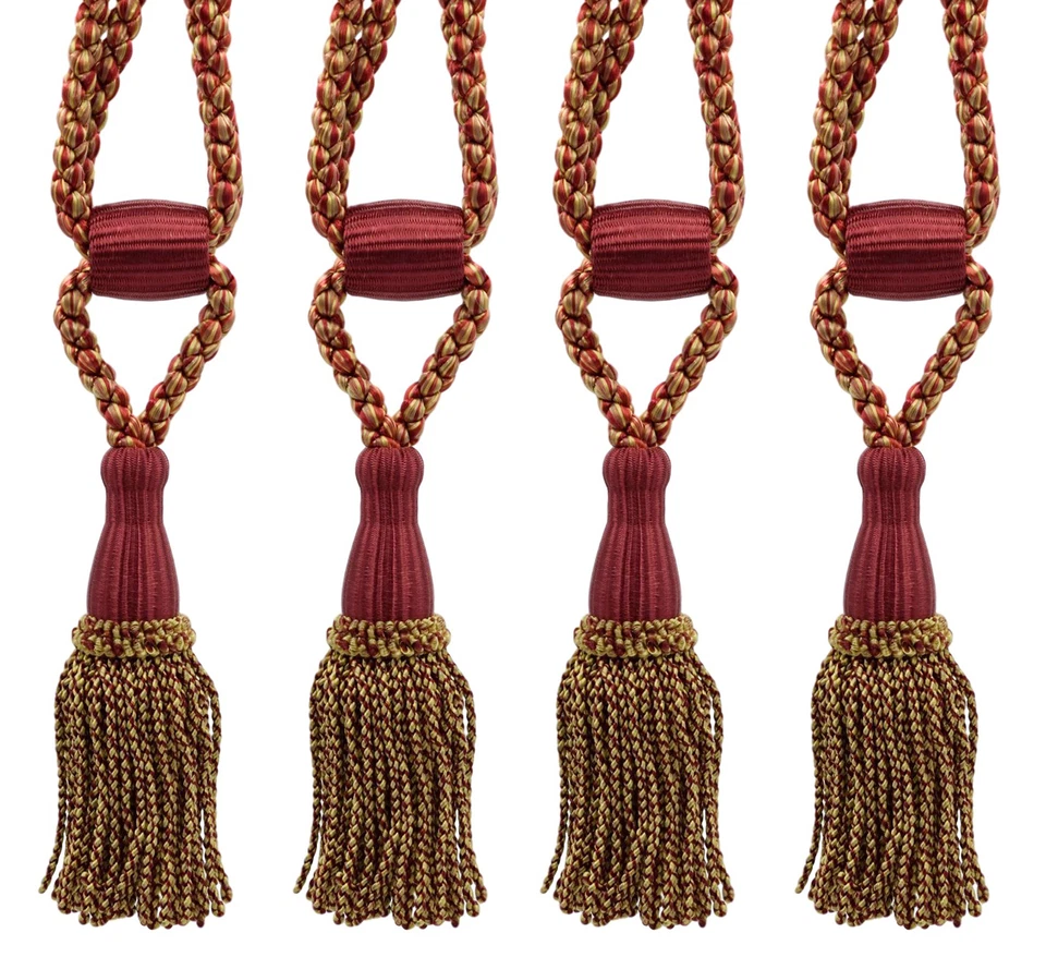 Corbata borla DÉCOPRO, longitud de cable ajustable, color # PR15 [Juego de 4] Foto 1 de 1