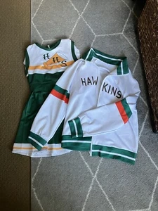 Women’s Stranger Things Hawkins High Cheerleader Chrissy Costume With Jacket - Picture 1 of 1