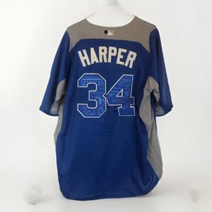 RARE Authentic Bryce Harper 2012 All Star Game Baseball Jersey Size 50 Phillies - Picture 1 of 6