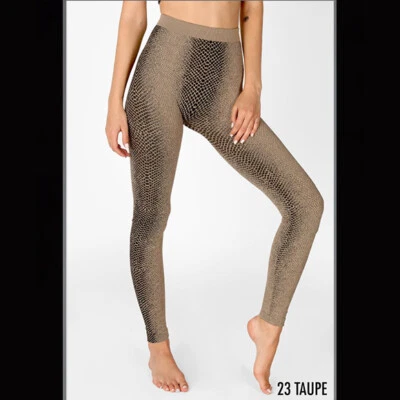 NEW Snake skin Animal Print Taupe Leggings - Image 1 of 2