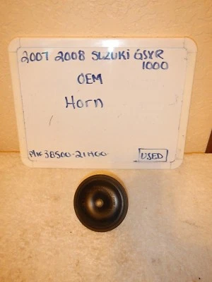 Suzuki GSXR1000 2007 2008 OEM bocina/P# 38500-21H00 Foto 1 de 4