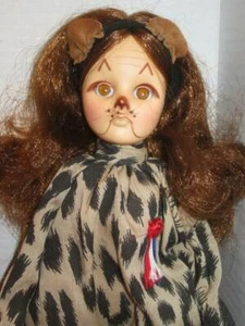 Vintage Effanbee 1976 Zauberer von Oz Feiger Löwe Puppe Bilderbuch Sammlung 11 Zoll - Bild 1 von 4