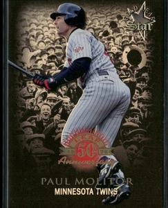 1998 Leaf PAUL MOLITOR 50th Anniversary Gold Leaf Star #175 TWINS HOF O390 - Picture 1 of 3