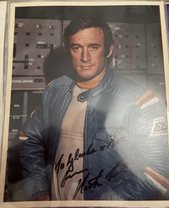 Nick Tate Autograph as Alan Carter Space 1999 - Picture 1 of 1