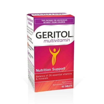 Geritol Multinutricional, Balance de 26 Vitaminas y Minerales Esenciales, 40... Foto 1 de 2
