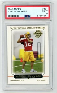 2005 TOPPS #431 AARON RODGERS RC Rookie PACKERS PSA 9 Steelers quantità - Foto 1 di 2