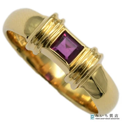 Tiffany & Co. Ruby Stacking Ring 18K 750 US 4.5 Used Condition - Image 1 of 4