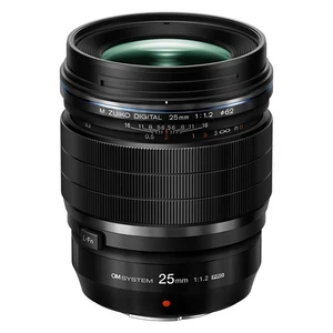 OM SYSTEM M.Zuiko Digital ED 25mm f/1.2 PRO Lens for Micro Four Thirds, Black - Picture 1 of 4