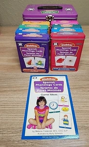 Speech Pronunciation Super Duper Webber Phonology Cards Spanish Espanol 8 Decks - Imagen 1 de 12