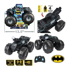Monster Jam Official Batman Themed Remote Control Truck 1:15 RC Car Fun - Foto 1 di 6