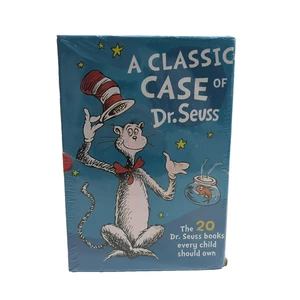 Classic Case of Dr. Seuss 20 Book Set New Sealed - Light Box Damage - See pics - Picture 1 of 4