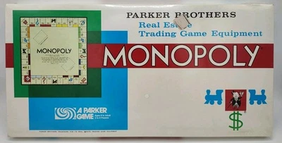 Juego de Mesa MONOPOLY SELLADO DE FÁBRICA Nº 9 Parker Brothers Años 60 SIN ABRIR ENVÍO GRATUITO Foto 1 de 4
