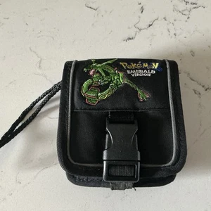 Pokemon: Emerald Version Limited-Edition GBA Case Holder Rayquaza Embroidered - Picture 1 of 6
