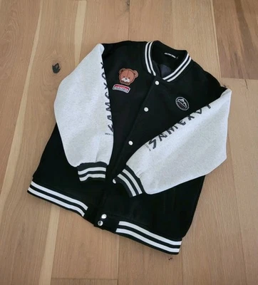 AELFRIC EDEN VARSITY BOMBER КУРТКА ТЕПЛЫЙ РАЗМЕР СРЕДНИЙ МИЛЫЙ EUC! - Изображение 1 из 4