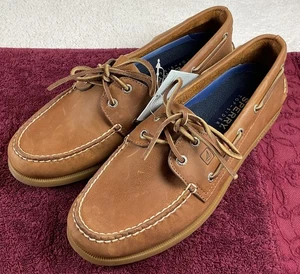 Neu ohne Karton Sperry Topsider Get Wet Nautical Collection 0197640 Herren 11M Leder * SCHÖN - Bild 1 von 13