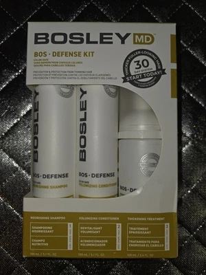 BOSLEY MD BOS Kit de Defensa Seguro para Adelgazamiento del Cabello Kit de Tres Piezas Foto 1 de 3