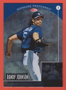 1998 Donruss Preferred Club Level Randy Johnson Seattle Mariners #30 (KCR) - Foto 1 di 2