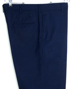 Vintage USA Military Watauga Uniform Pants Blue Poly/Wool Blend Men's Size 36x29 - Picture 1 of 9