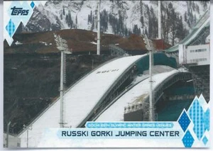 2014 Topps US Olympic OLYMPIC VENUES RUSSKI GORKI JUMPING CENTER Winter WOV-RG - Picture 1 of 1