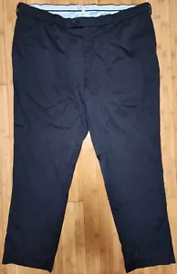 Peter Millar Pants Men's 42x30 Black Golf Chino Crown Sport Performance Highland - Picture 1 of 10
