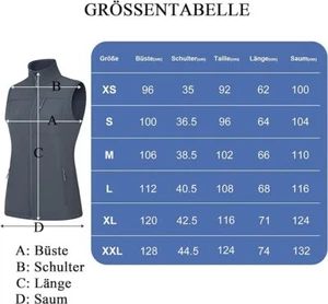 Thermo Weste Thermoweste Fleeceweste Fleecejacke Wasserdicht Laufweste - Bild 1 von 14