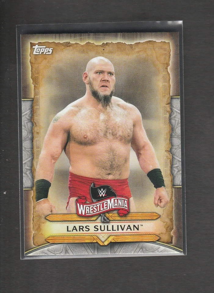 LARS SULLIVAN  #WM-33  2020 WRESTLEMANIA  ROSTER CARD NICE!**** Foto 1 de 1
