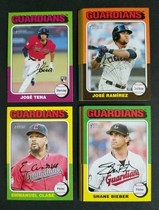 2024 Topps Heritage ~ Cleveland Guardian ~ 15 Karten Team Set 101-700 - Bild 1 von 4