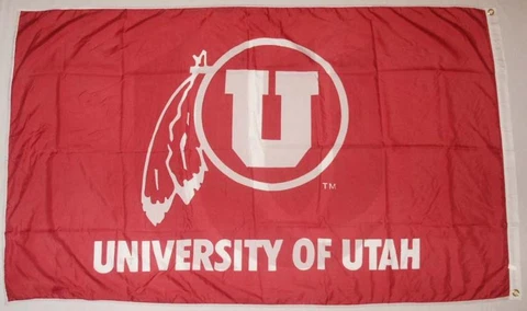 University of Utah Utes 3' x 5' NCAA College flag banner,New Cover