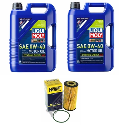 Kit de filtro + aceite de motor 10 LiTr 0W40 SYNTHOIL ENERGY A40 para 2004-2011 BASE Cayenne Foto 1 de 4